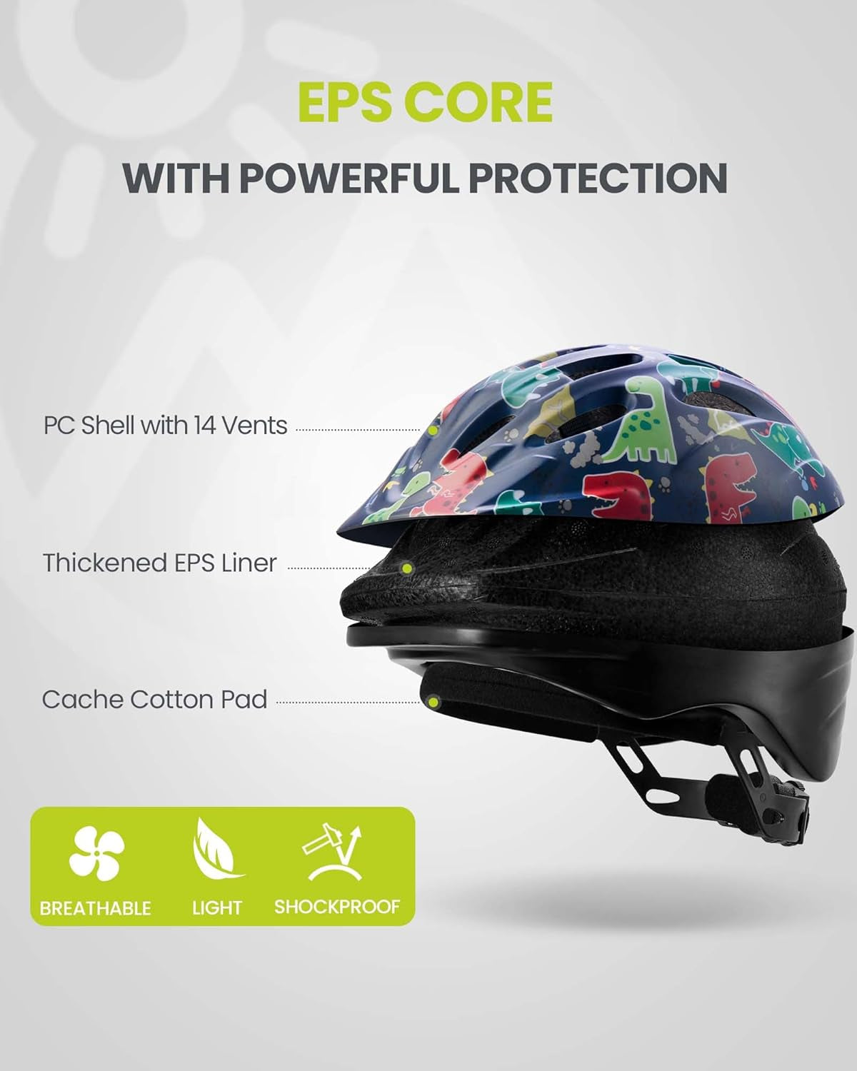 Casque de vélo pour enfants - des tailles pour tout-petits aux jeunes - Casque de sécurité réglable Unicorn pour enfants (3 à 15 ans)