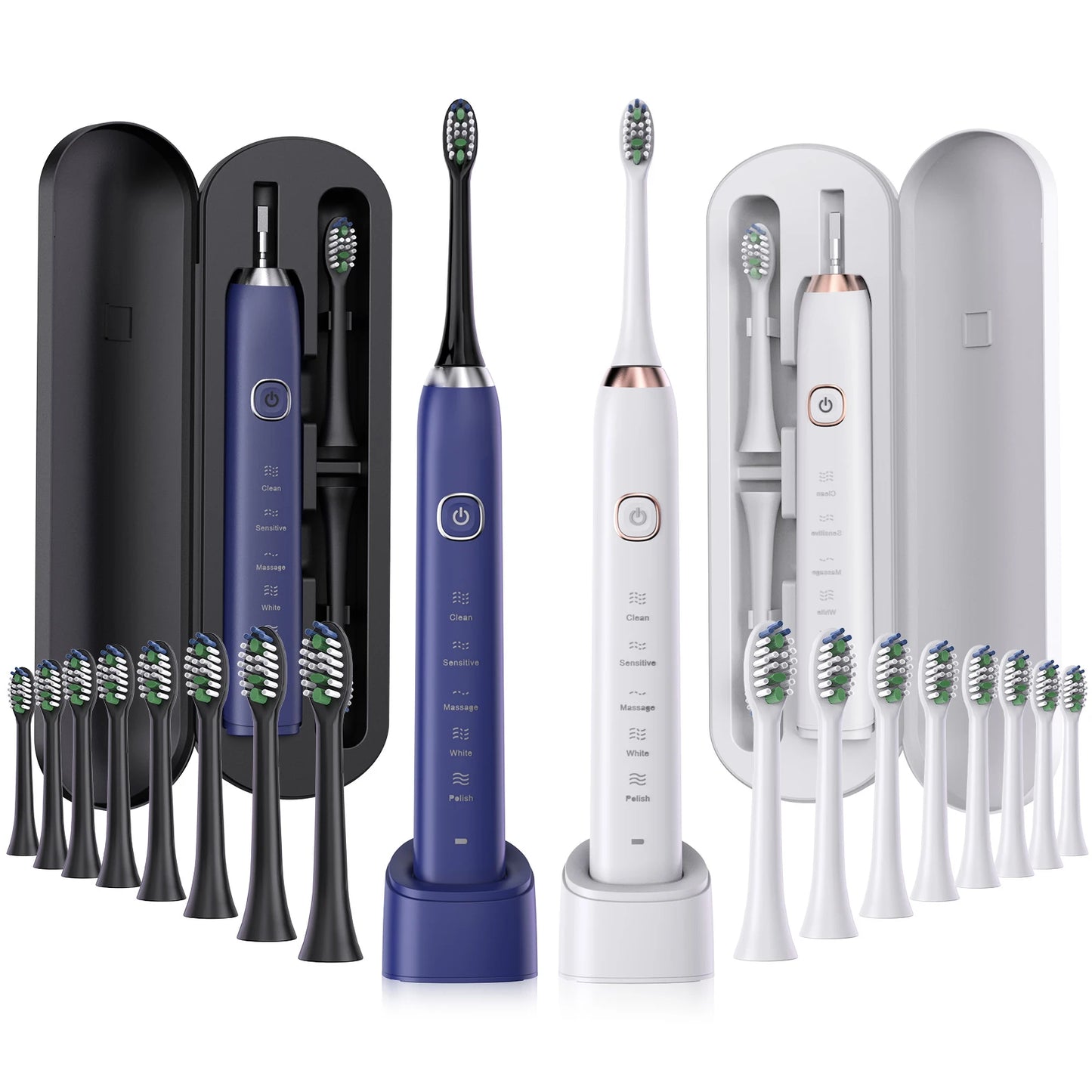 🦷 Brosse à Dents Électrique Sonique S100 – Technologie Intelligente pour un Sourire Plus Blanc ! ✨