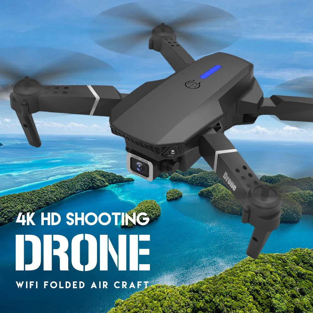 🚀 Prenez votre envol avec le Drone Pliable E88 Pro – Performance et Plaisir au Rendez-vous ! 🚀