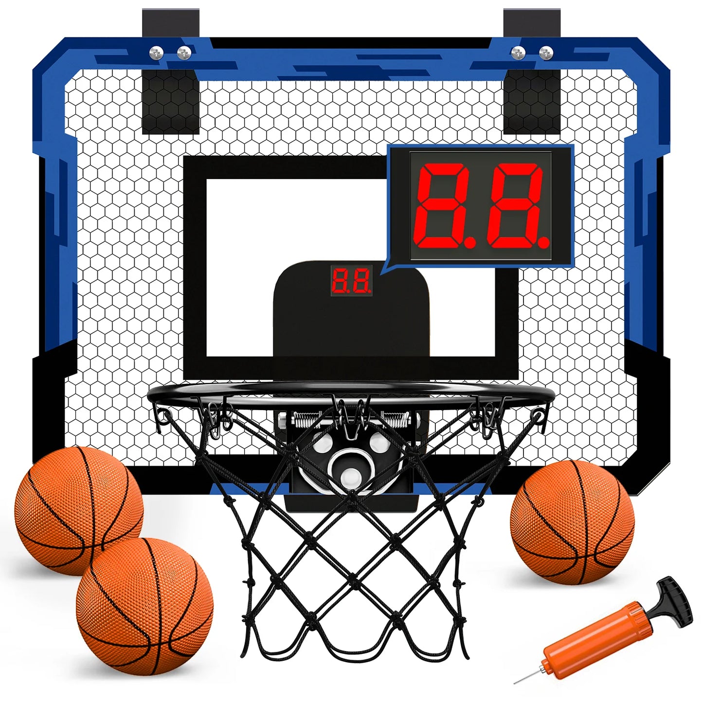 Panier de Basket Mini QDRAGON avec Scoreur Électronique – Un Jeu de Basket Fun et Interactif à l'Intérieur !