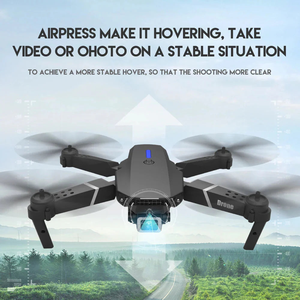 🚀 Prenez votre envol avec le Drone Pliable E88 Pro – Performance et Plaisir au Rendez-vous ! 🚀