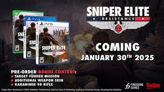 Sniper Elite: Resistance - Playstation 5