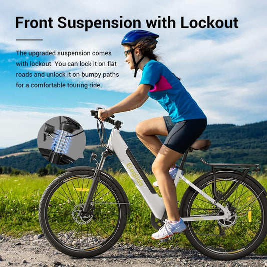 Vélo Électrique Eleglide T1 Step-Thru - VTC Urbain 27,5" | Moteur 250W | Batterie 36V 12,5Ah | 7 Vitesses | E-Bike Homme/Femme