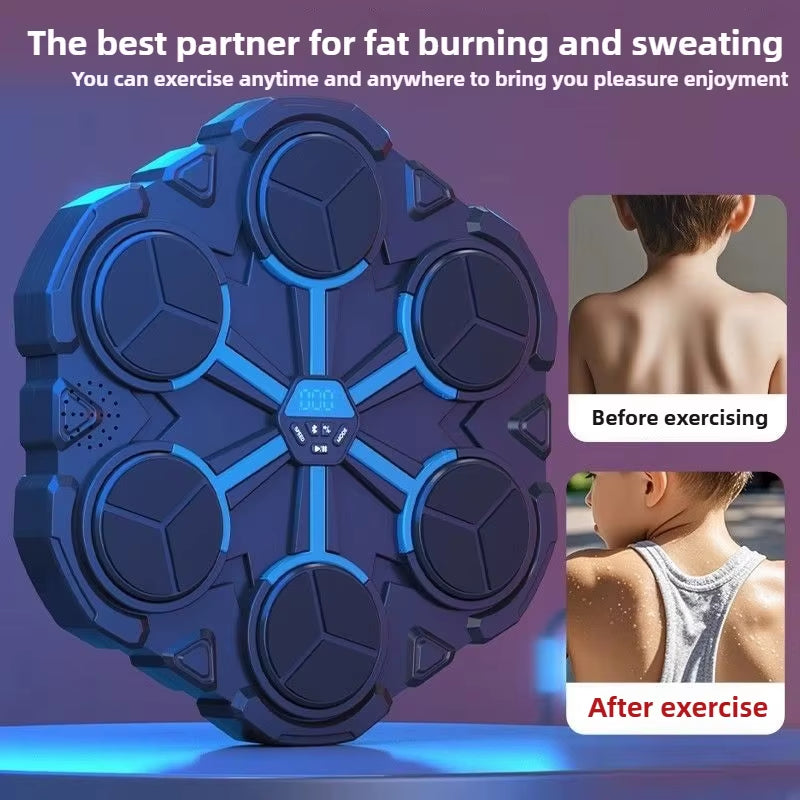 Machine de Boxe Musicale Intelligente – Entraînement Dynamique et Connecté 🎶🥊