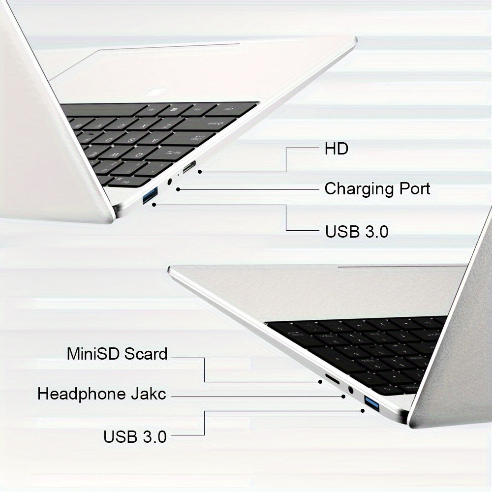 Ordinateur Ninkear N15 AIR ordinateur portable 15.6" IPS 1080P IPS Intel Celeron N95 3.4Ghz 16GB RAM 512GB SSD
