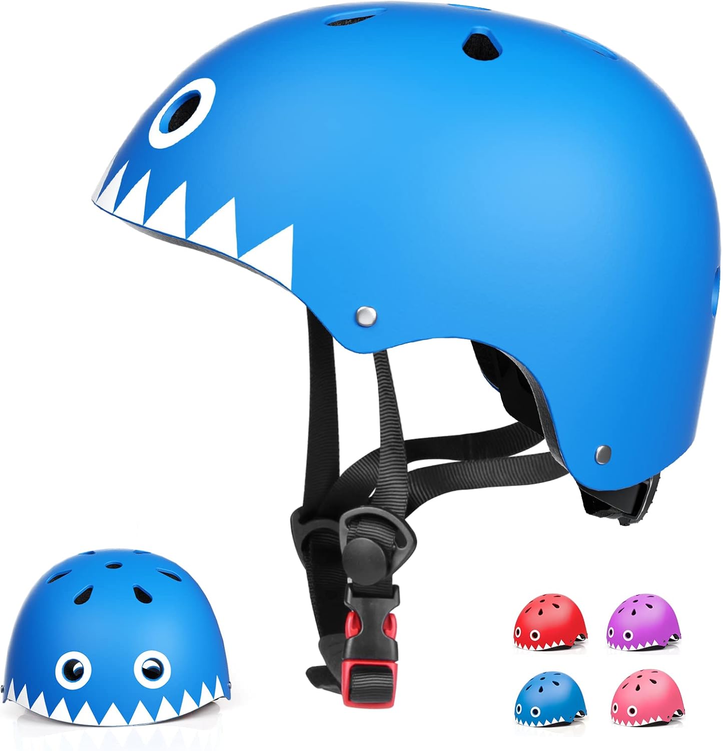 Casque pour tout-petits de 2 à 4 ans Casques de vélo pour enfants de 2 à 8 ans Casque multisports pour bébés filles et garçons Casque de skateboard réglable Casque de vélo léger 2 tailles pour les tout-petits et les jeunes