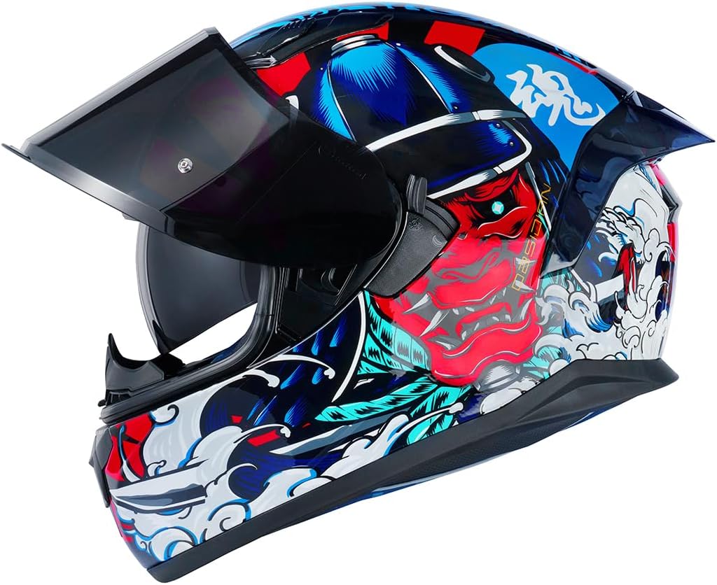 Casque Moto Intégral HAX – Design Aérodynamique et Confort Supérieur ✅ Sécurité Homologuée DOT