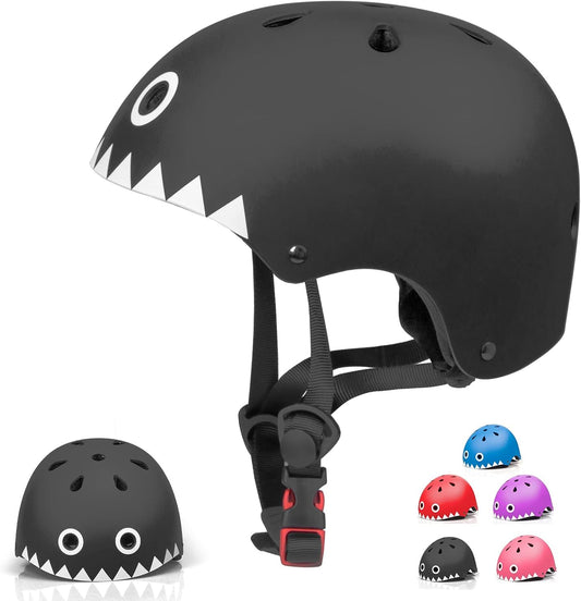 Casque pour tout-petits de 2 à 4 ans Casques de vélo pour enfants de 2 à 8 ans Casque multisports pour bébés filles et garçons Casque de skateboard réglable Casque de vélo léger 2 tailles pour les tout-petits et les jeunes