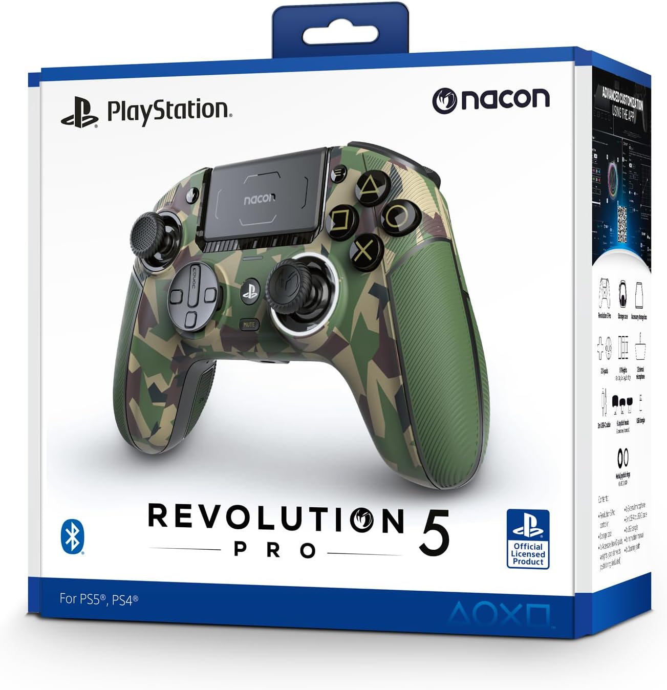 Nacon Manette PS5™ Revolution 5 Pro – Forest Camo