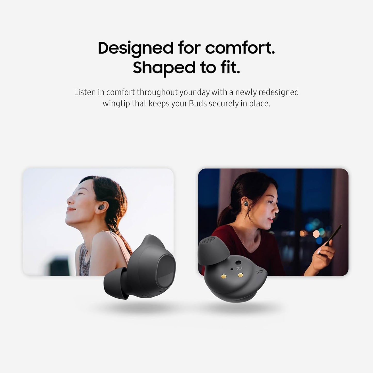 Galaxy Buds FE – Le Son Intelligent et le Confort Tout au Long de la Journée
