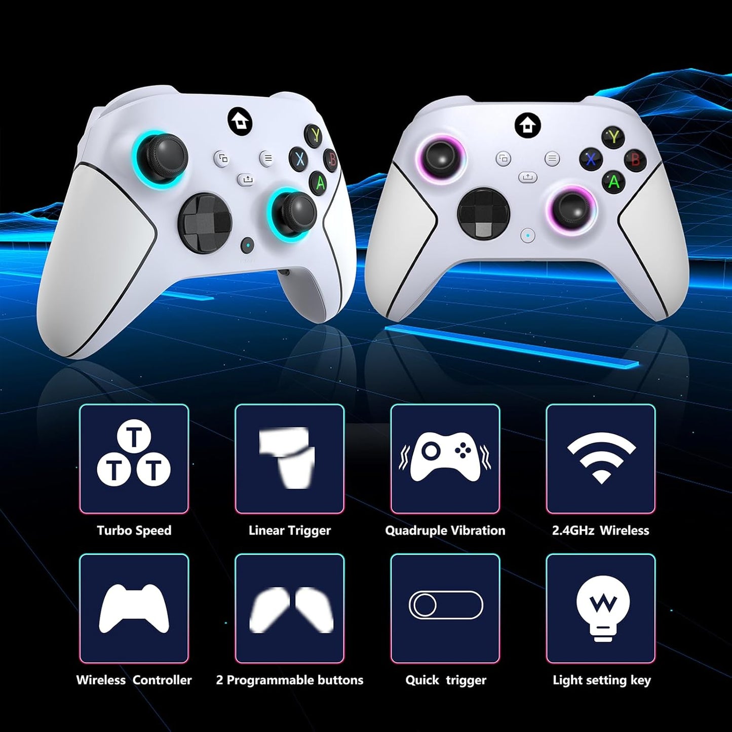 đź Manette Sans Fil Xbox â Violet (2.4 GHz, Compatible Xbox & PC)