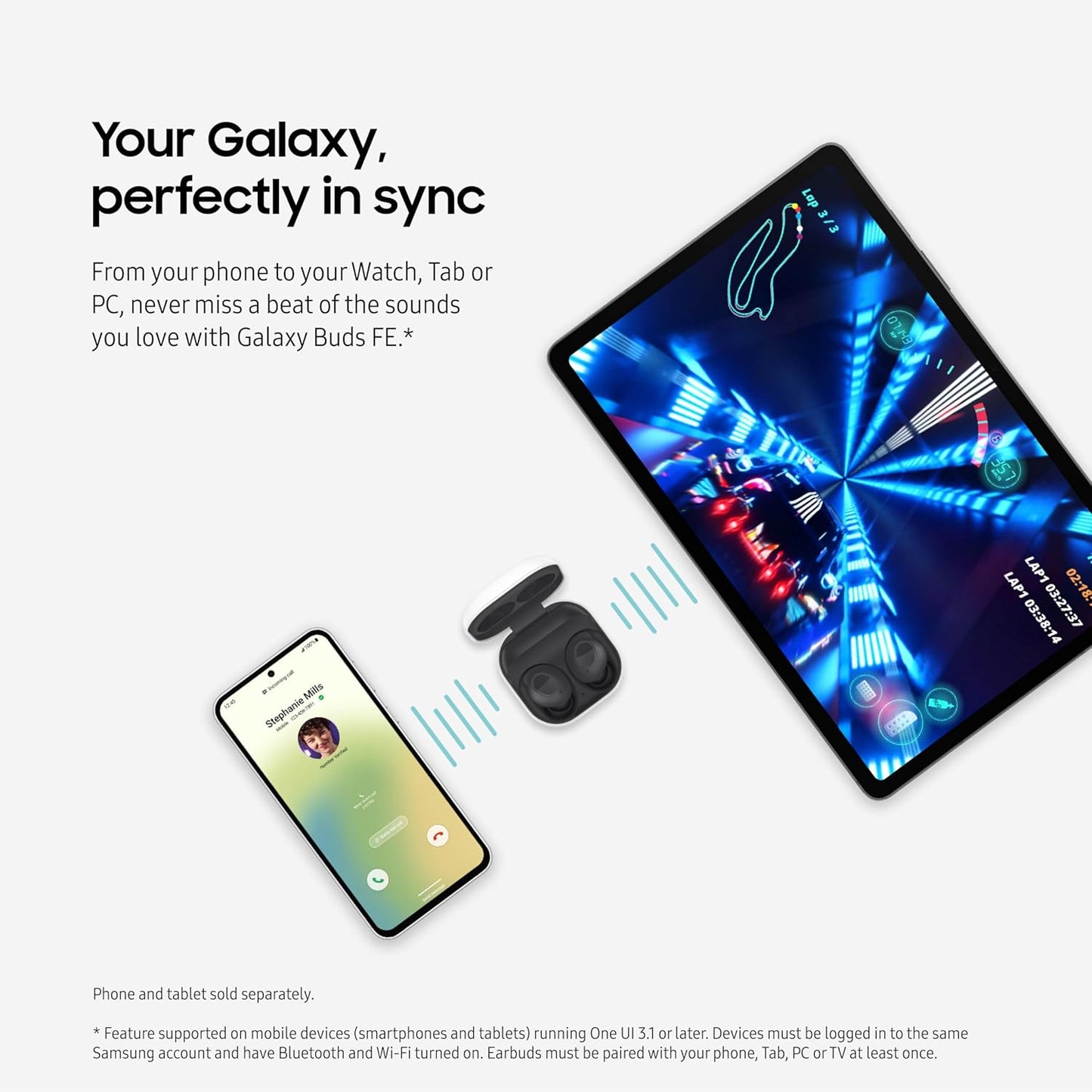 Galaxy Buds FE – Le Son Intelligent et le Confort Tout au Long de la Journée