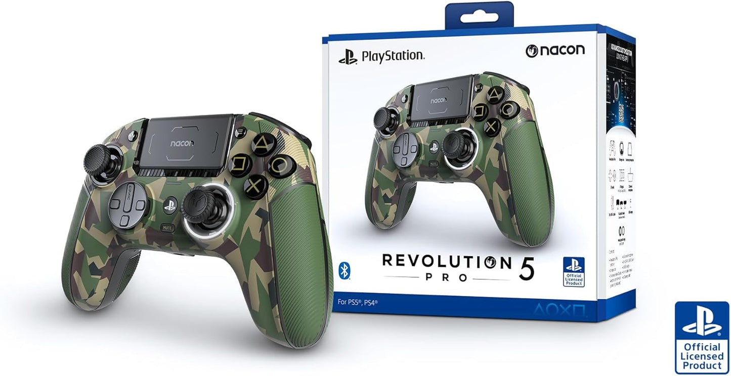 Nacon Manette PS5™ Revolution 5 Pro – Forest Camo