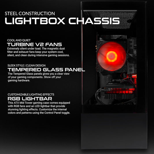 SAAV X1 Prebuilt Gaming PC Desktop