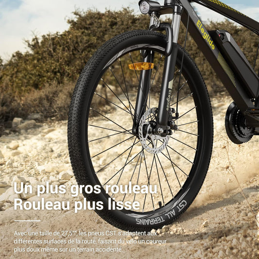 Vélo Électrique Eleglide M1 Plus VTT 27,5"/29" - Batterie 12,5 Ah, Écran LCD, 21 Vitesses, 3 Modes de Conduite - Idéal pour l'Aventure