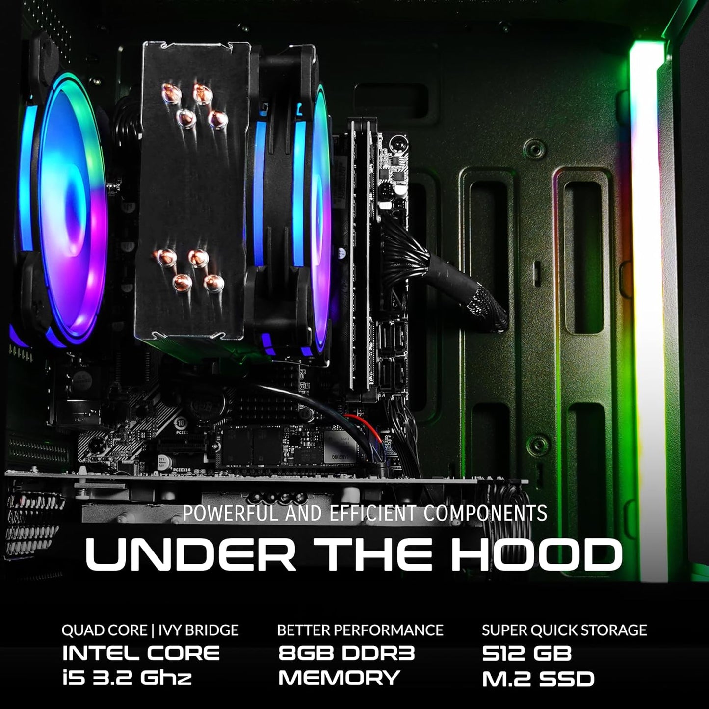 SAAV X1 Prebuilt Gaming PC Desktop