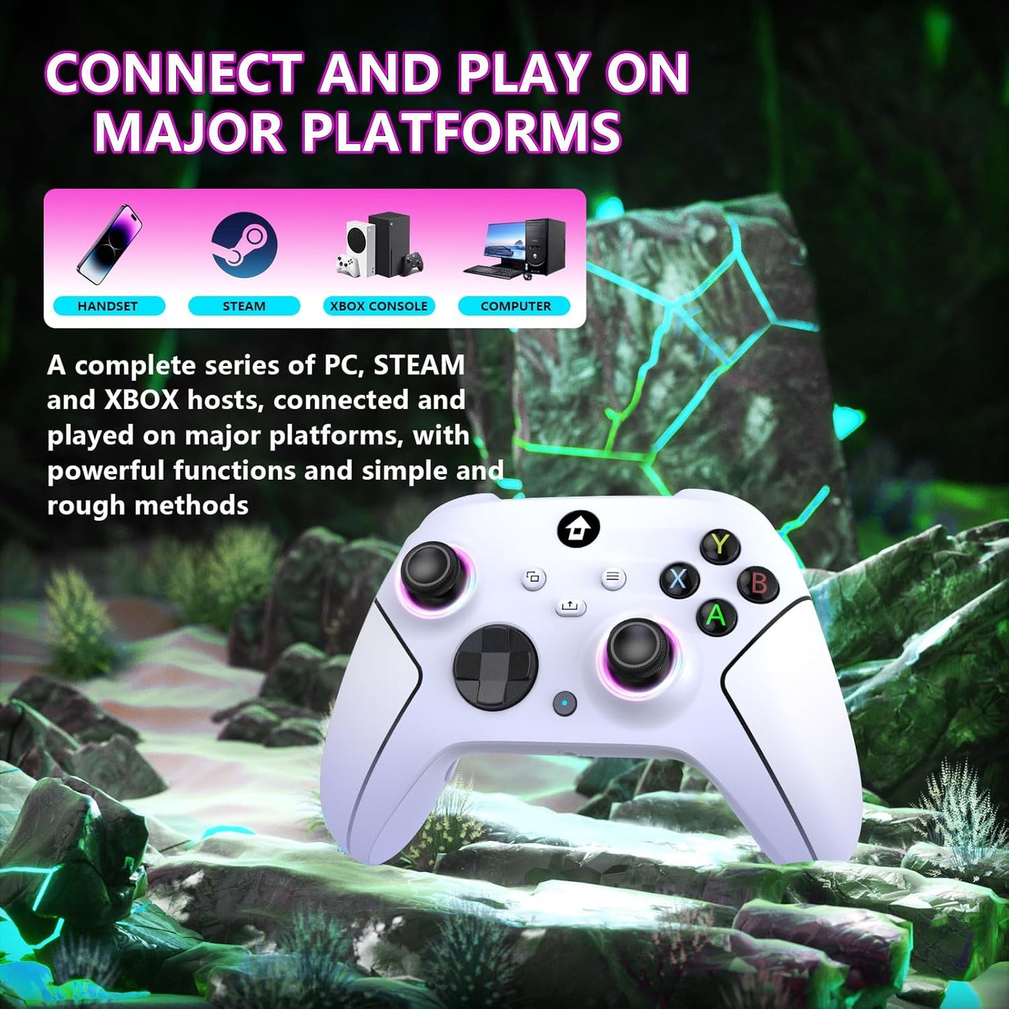 đź Manette Sans Fil Xbox â Violet (2.4 GHz, Compatible Xbox & PC)