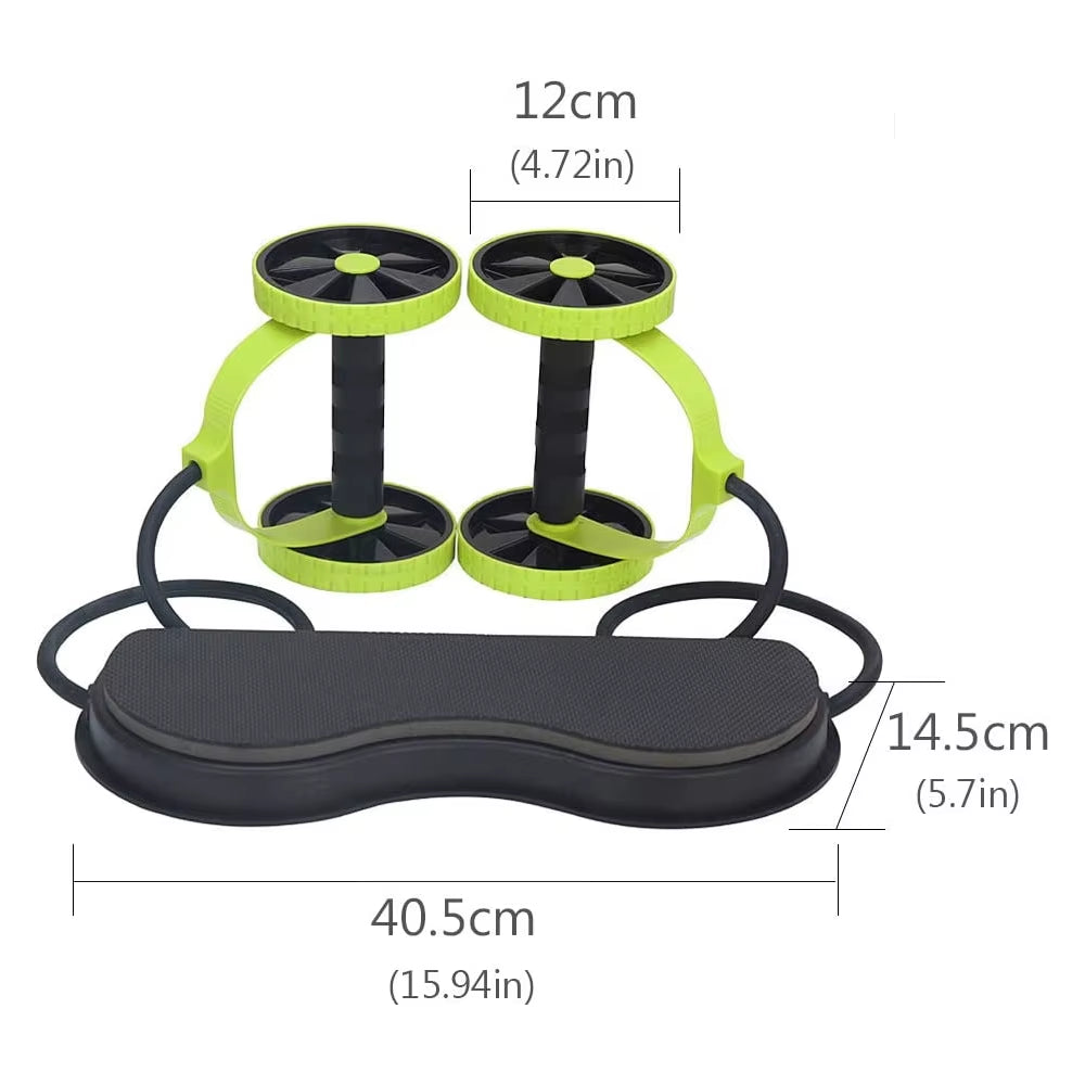 Roulette Abdominale - Exerciseur Abdominal Portable et Multifonctionnel