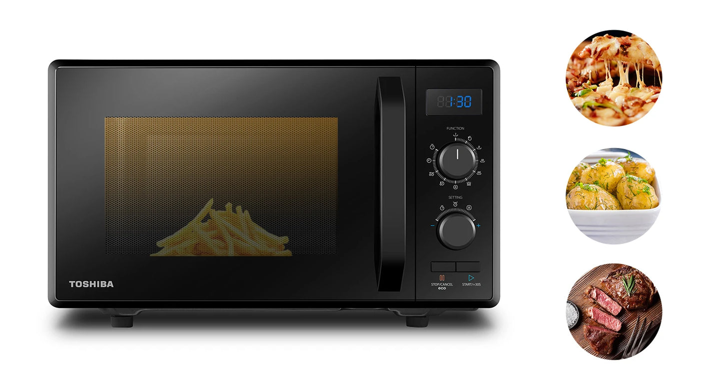 Four Micro-ondes 3-en-1 Toshiba MW2-AG23P(BK) – 23 L