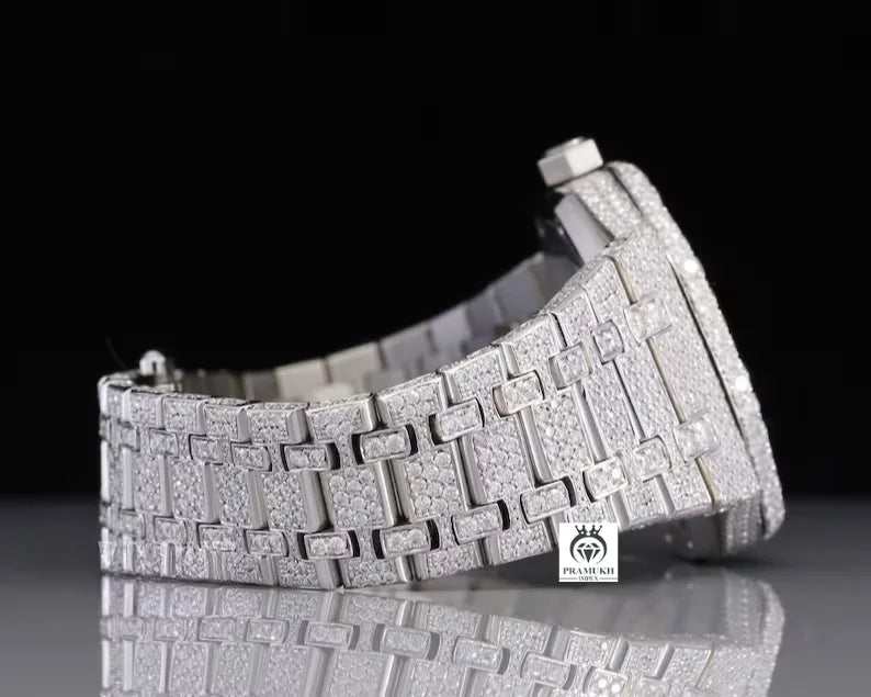Hot Sale Men Womens Moissanite Watch D VVS Moissanite Pass Diamond Tester Luxury Watch Hip Hop Style Iced Out Wrist Watches