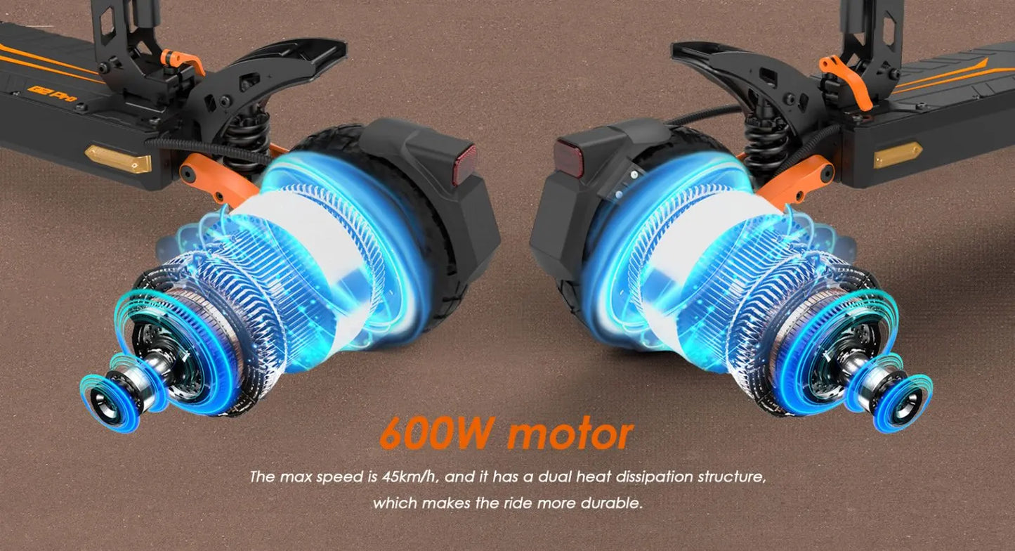 Scooter électrique Kukirin G2 pro 1000W 48 v15.6ah 45 KM/H, pliable, avec siège, pour ville et utilisation tout-terrain