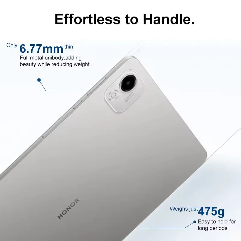 HONOR Pad X9A Version ue 11.5 "120Hz 2.5K écran Fullview Snapdragon 685 mince corps en métal tablette WiFi Android15 8300mAh batterie