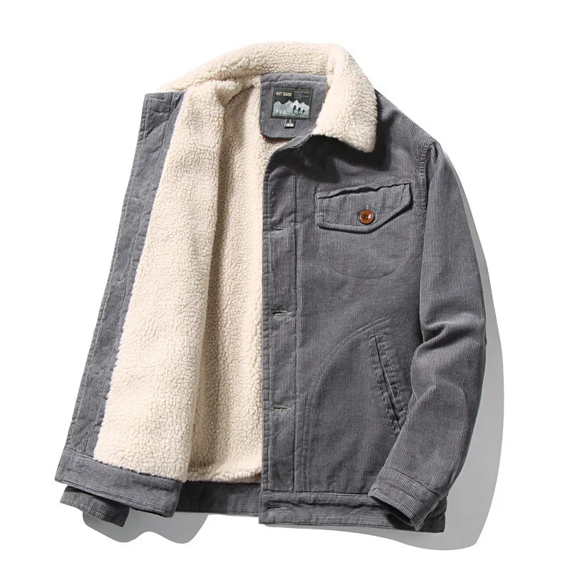 Parkas 2024 décontracté hiver Cargo épais veste hommes coupe-vent chaud rembourré Plus velours pardessus mode manteau d'extérieur surdimensionné