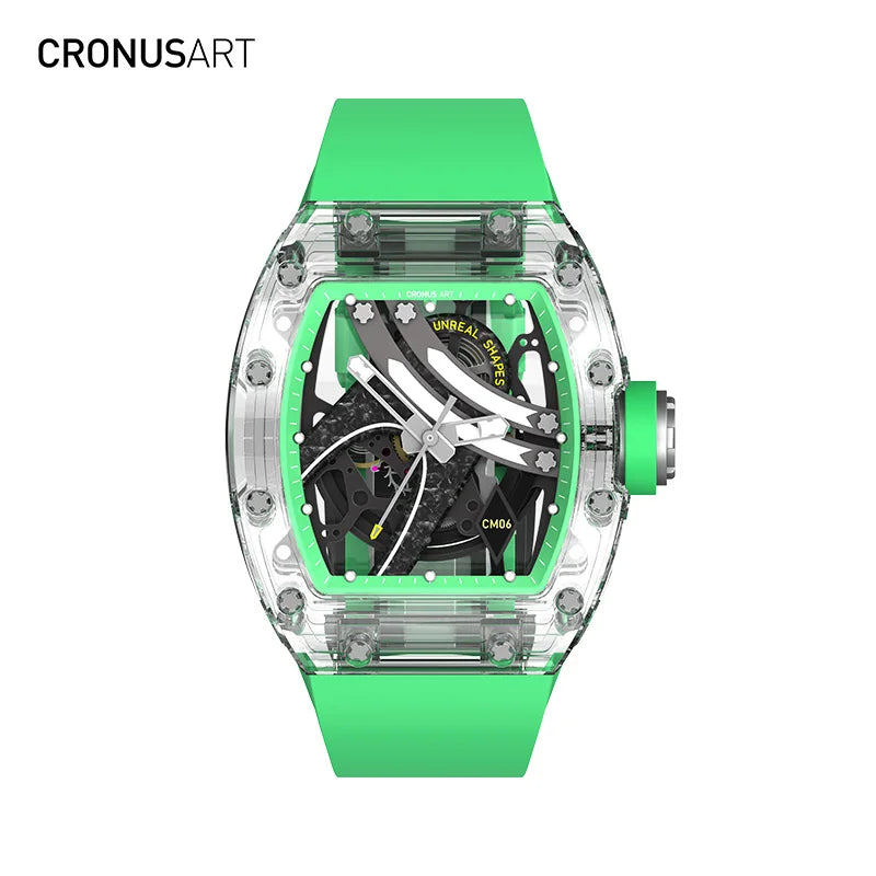 Kronos Art RM Style – Montre Mécanique Homme à Cadran Squelette & Boucle Papillon