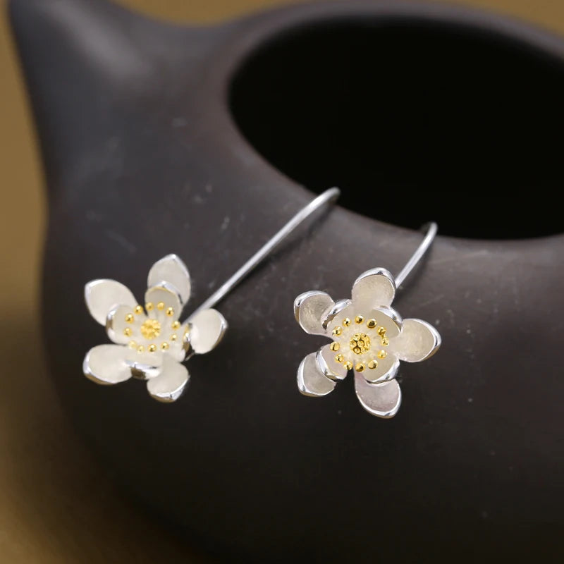 Boucles d'oreilles longues en argent sterling 925 pour femmes, élégantes, pour prévenir les allergies, nouveau Design, bijoux à la mode