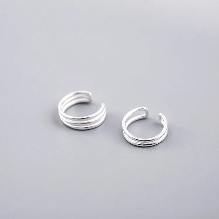 REETI 925 boucles d'oreilles à Clip en argent Sterling manchette d'oreille pour femmes fille dame sans Piercing boucle d'oreille bijoux