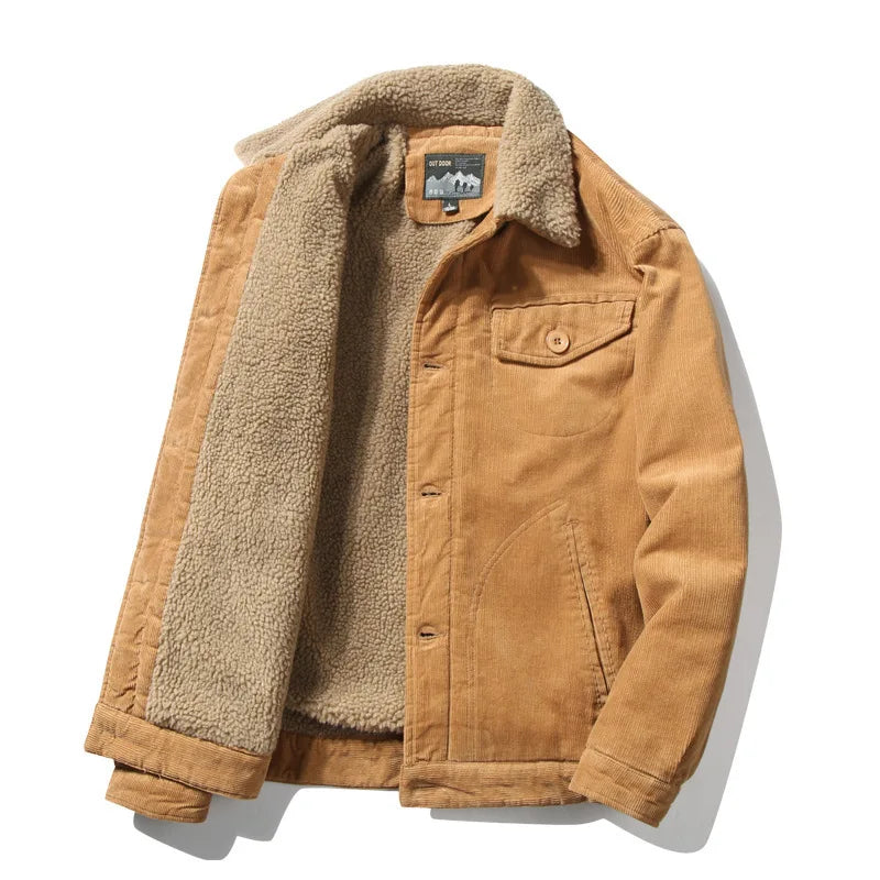 Parkas 2024 décontracté hiver Cargo épais veste hommes coupe-vent chaud rembourré Plus velours pardessus mode manteau d'extérieur surdimensionné