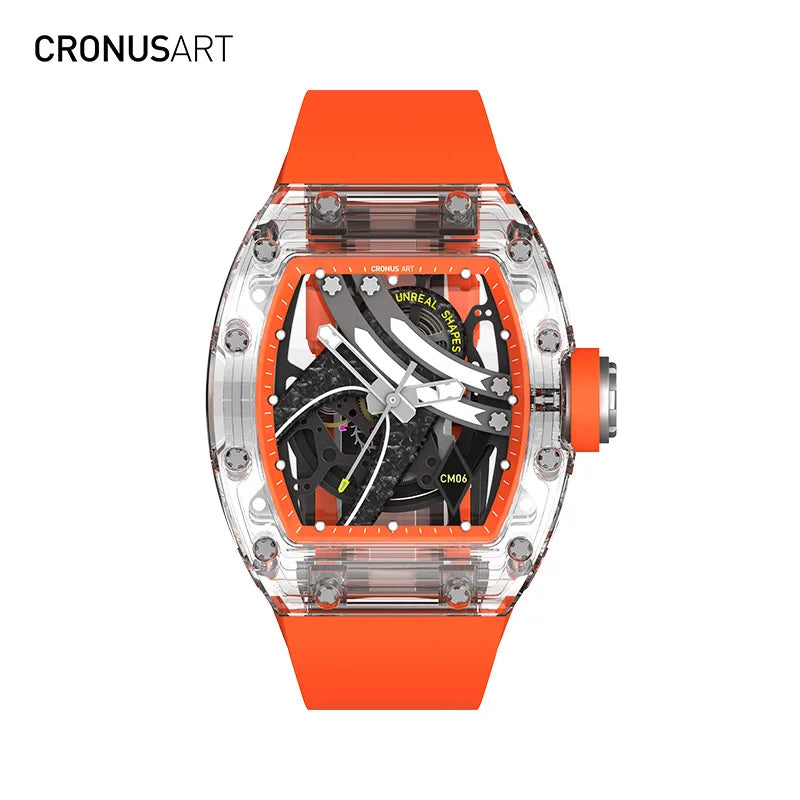 Kronos Art RM Style – Montre Mécanique Homme à Cadran Squelette & Boucle Papillon
