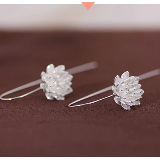 Boucles d'oreilles longues en argent sterling 925 pour femmes, élégantes, pour prévenir les allergies, nouveau Design, bijoux à la mode