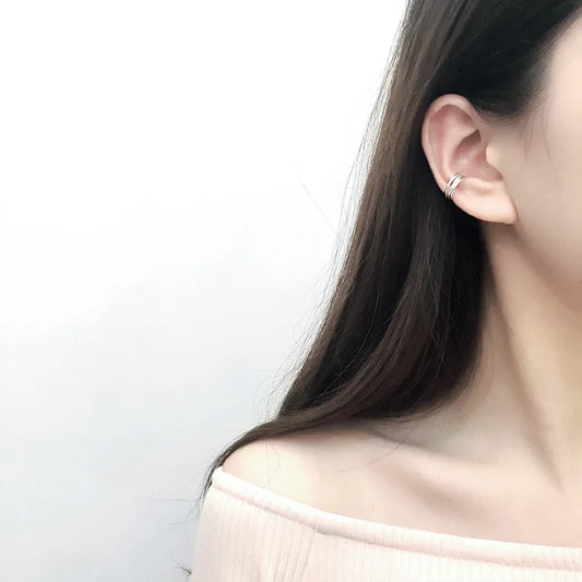 REETI 925 boucles d'oreilles à Clip en argent Sterling manchette d'oreille pour femmes fille dame sans Piercing boucle d'oreille bijoux