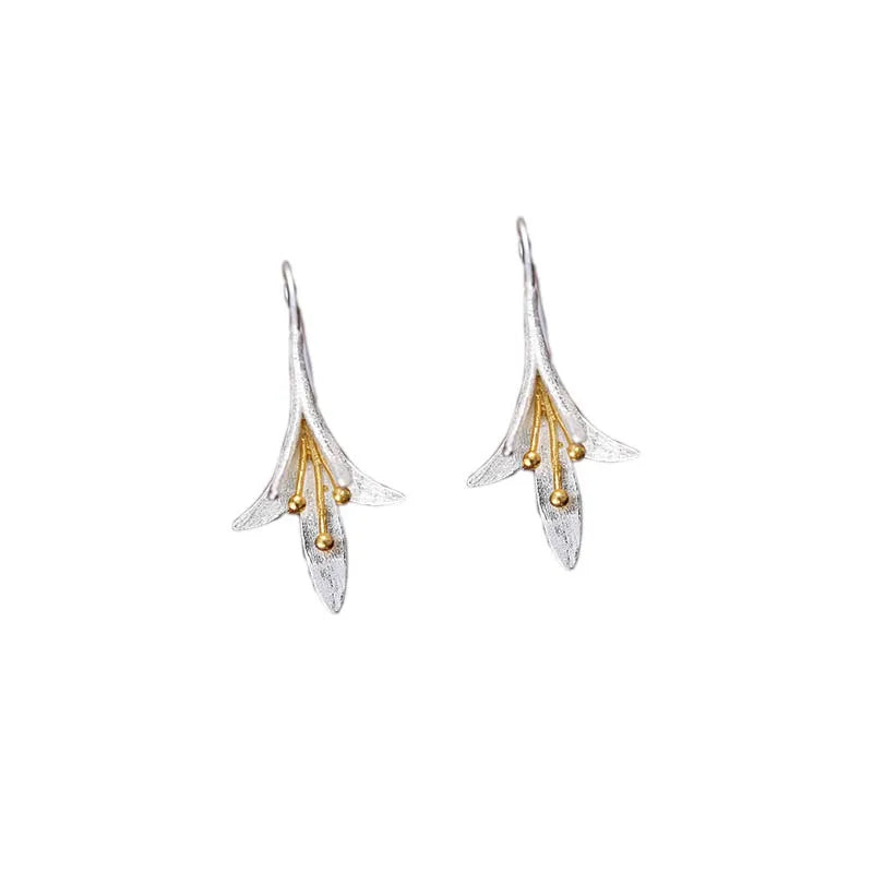 Boucles d'oreilles longues en argent sterling 925 pour femmes, élégantes, pour prévenir les allergies, nouveau Design, bijoux à la mode