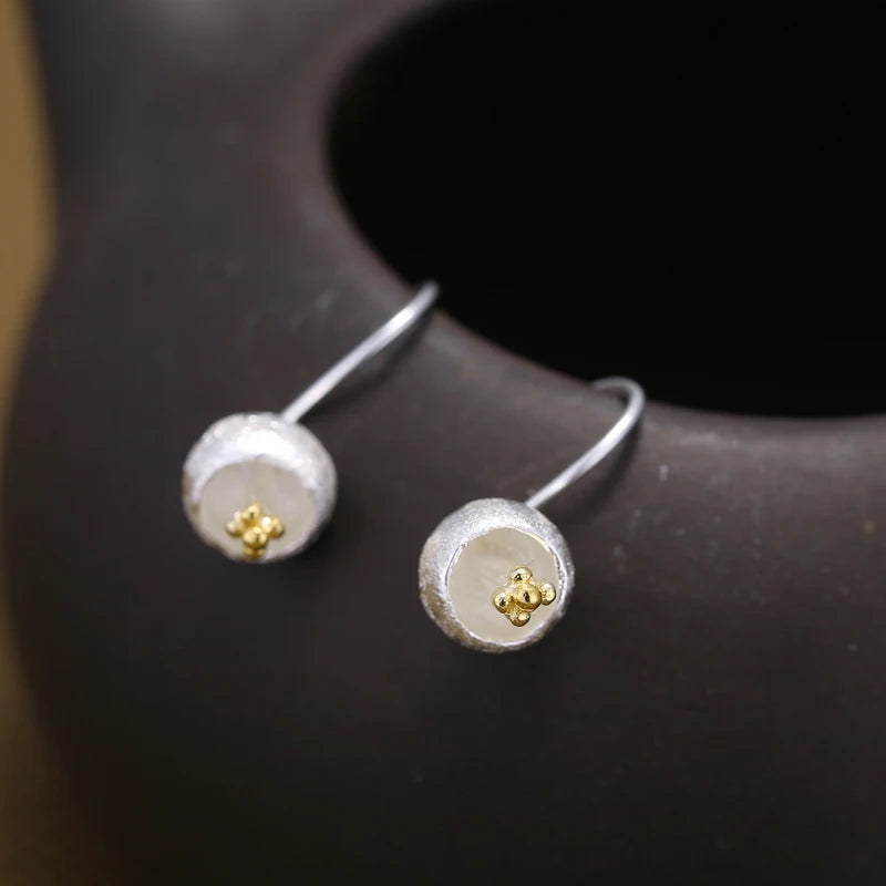 Boucles d'oreilles longues en argent sterling 925 pour femmes, élégantes, pour prévenir les allergies, nouveau Design, bijoux à la mode