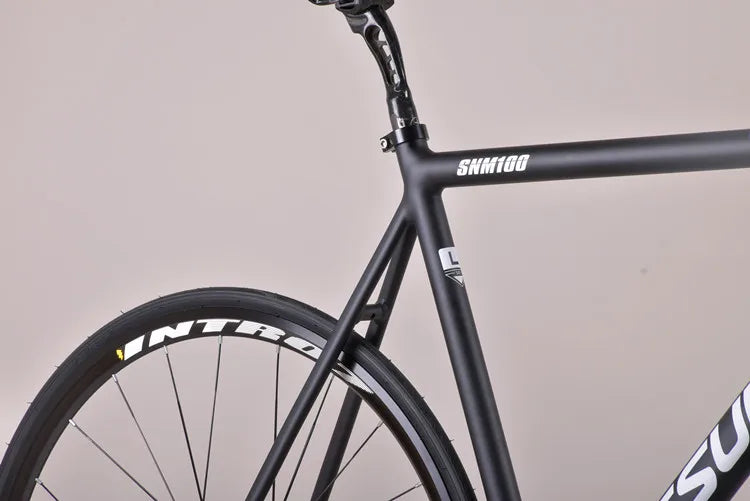 Tsunami SNM100 Fixie vélo à pignon fixe piste vélos de course à vitesse unique 700C cadre en aluminium pièces de cyclisme personnalisables sans frein