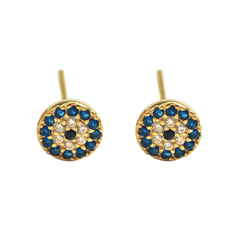 Boucles d'oreilles œil de démon en argent regardé 925 pour femmes, bijoux de personnalité à la mode pour dames, tendance