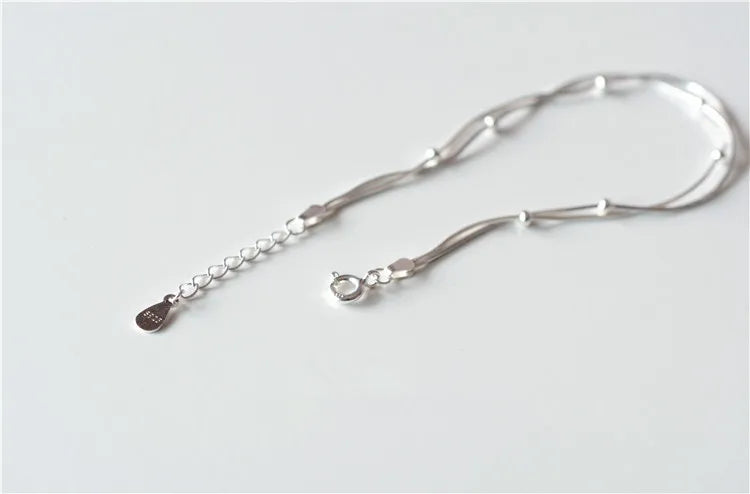 Nouveaux bijoux à la mode, beaux Bracelets en argent Sterling 925, cœur rouge, personnalité Simple, doux