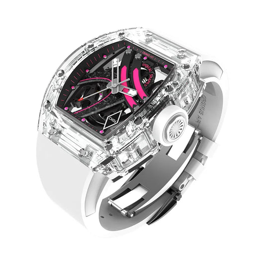 Kronos Art RM Style – Montre Mécanique Homme à Cadran Squelette & Boucle Papillon