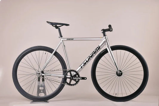 Tsunami SNM100 Fixie vélo à pignon fixe piste vélos de course à vitesse unique 700C cadre en aluminium pièces de cyclisme personnalisables sans frein