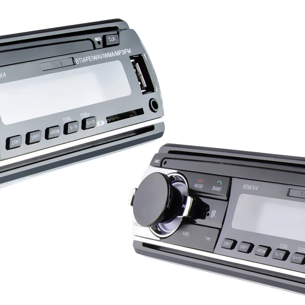 Autoradio Hippcron 1DIN Bluetooth – Lecteur MP3 Stéréo 60W x 4 avec USB/SD/AUX/FM