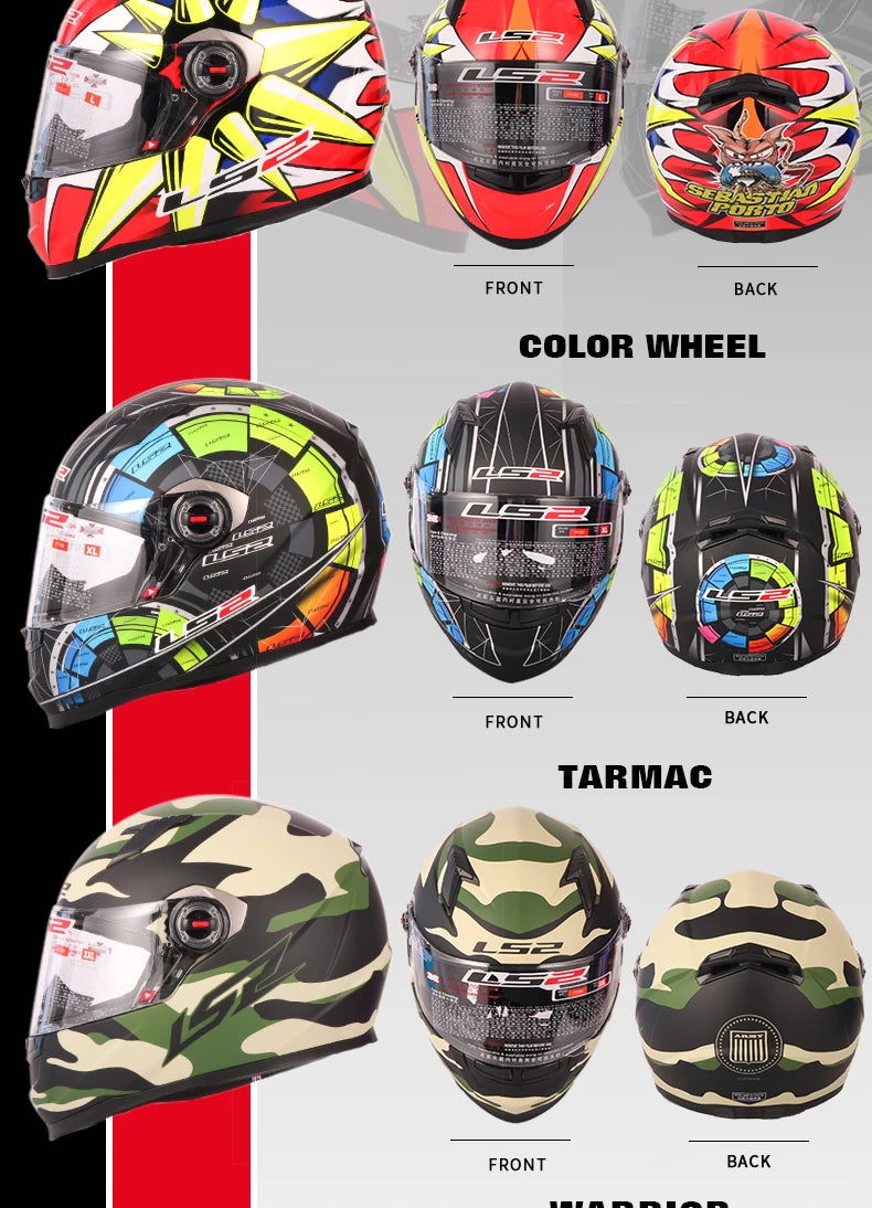 Casque Moto LS2 Intégral ABS – Certifié ECE R22.05 – Léger & Sécurisé
