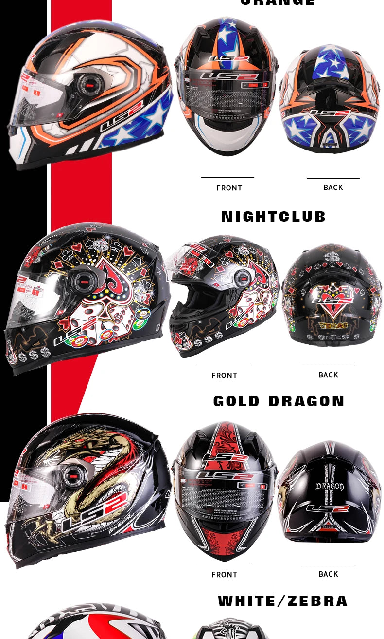 Casque Moto LS2 Intégral ABS – Certifié ECE R22.05 – Léger & Sécurisé