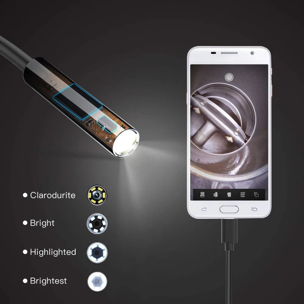 Caméra Endoscope USB Type-C – Inspection Facile & Précise !