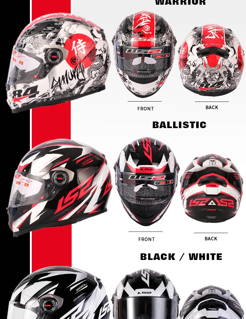 Casque Moto LS2 Intégral ABS – Certifié ECE R22.05 – Léger & Sécurisé