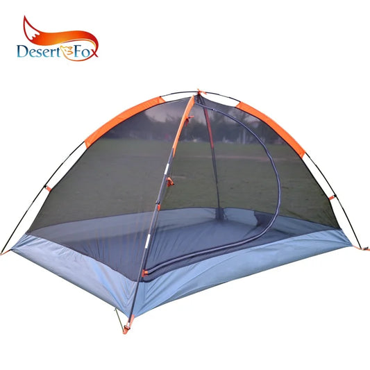 Tente de Camping 2 Personnes Desert & Fox – Imperméable, Légère & 4 Saisons