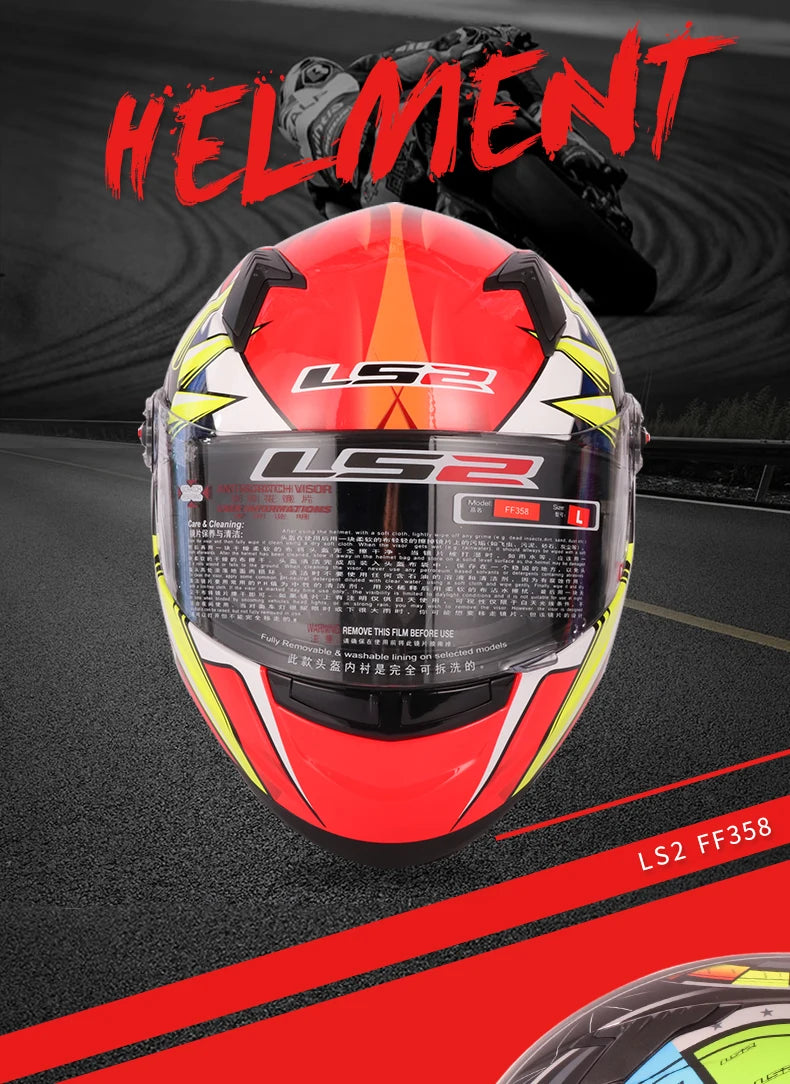 Casque Moto LS2 Intégral ABS – Certifié ECE R22.05 – Léger & Sécurisé