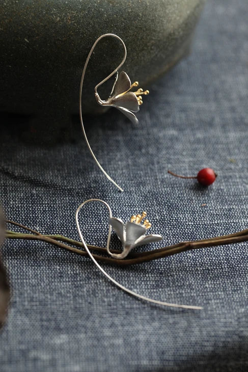 Boucles d'oreilles longues à pampilles en argent Sterling 925 pour femmes, processus thaïlandais, bijoux élégants en argent Sterling pour dames