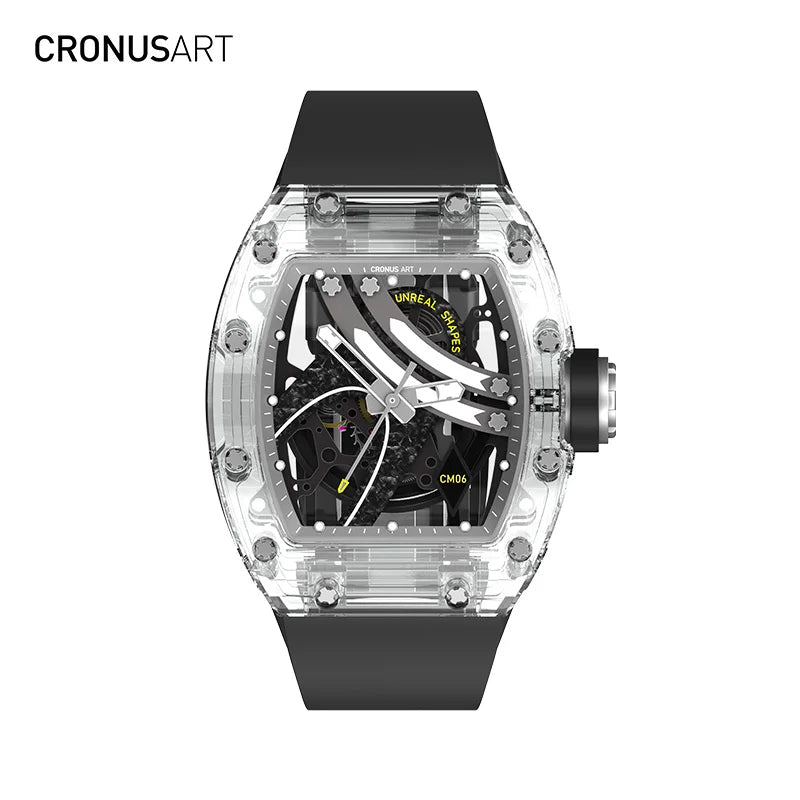 Kronos Art RM Style – Montre Mécanique Homme à Cadran Squelette & Boucle Papillon